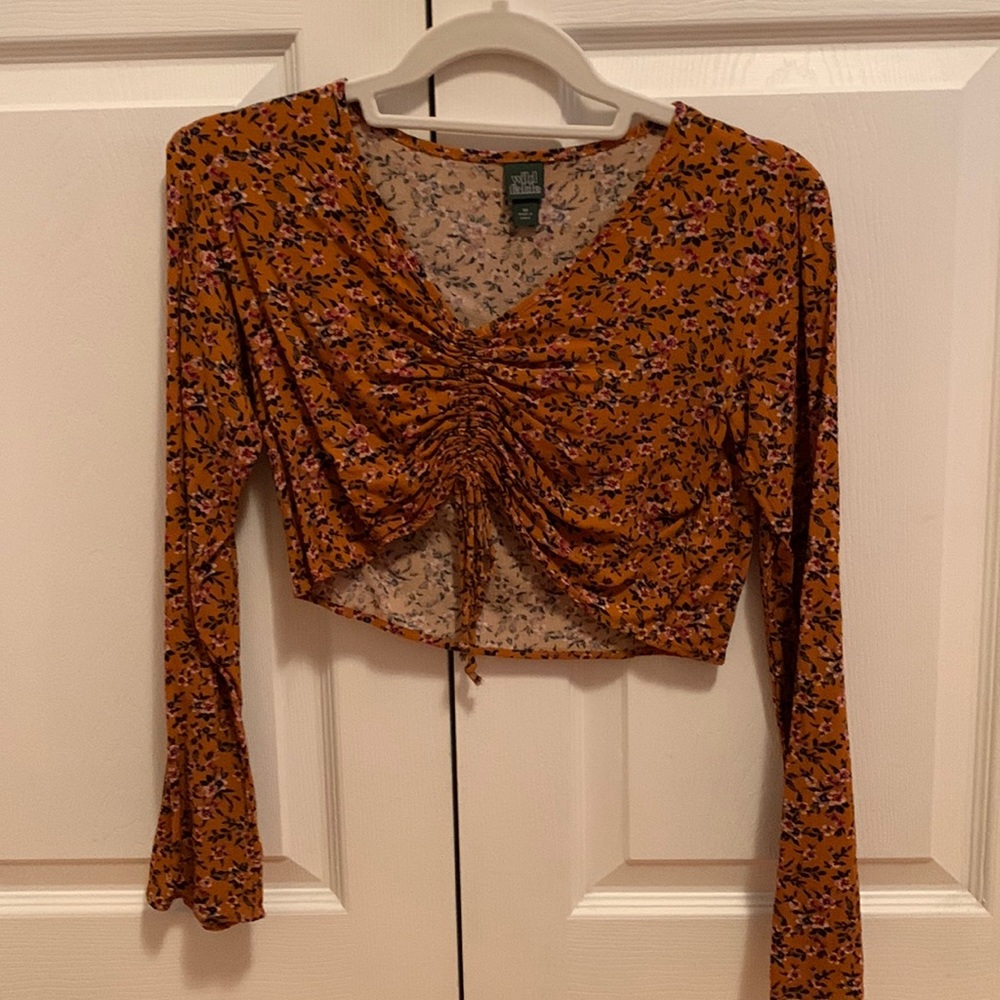 Ruched crop top